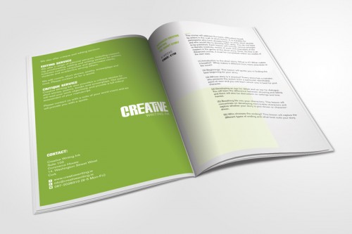 Creative Writing Brochure