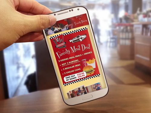 MJs Ddiner phone layout