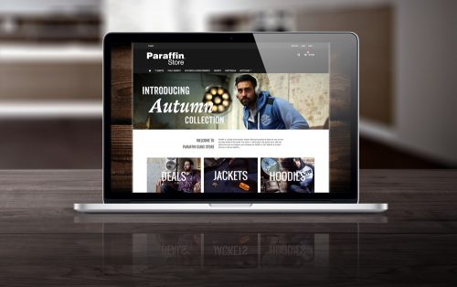 Paraffin eCommerce preview page