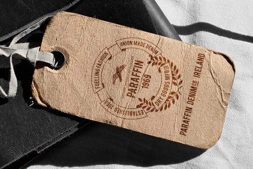 Paraffin clothing tag