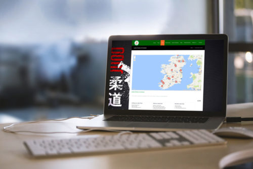 Irish Judo desktop view